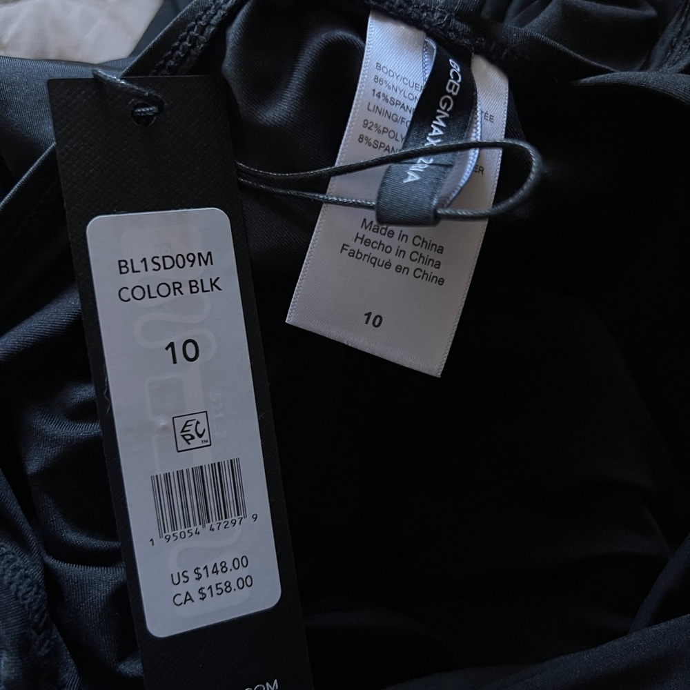 BCBGMAXAZRIA BL1SD09M COLOR BLK SIZE 10 NEW WITH TAGS NEVER WORN